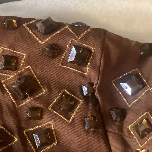 Bob Mackie wearable art rhinestone embellished jacket - Picture 8 of 8